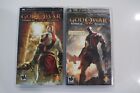 BUNDLE God of War Ghost of Sparta & Chains of Olympus Sony PSP CIB Complete LOT