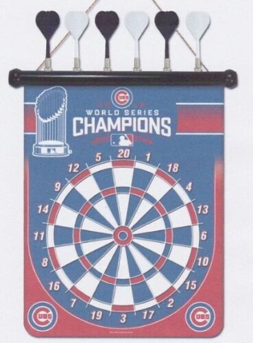 Chicago Cubs 2016 World Series Champions Magnetic Dart Board