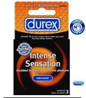 Durex INTENSE SENSATION Condoms (INTENSE STUDDED PLEASURE) 3Pk (NEW RETAIL BOX)