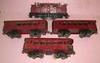 IVES Standard Gauge Set #701R  #3241 Electric Loco +184-185-186 Coaches TESTED