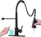 Touchless Kitchen Faucets with Pull down Sprayer Motion Sensor Smart Hands-Free