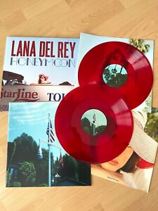 Lana Del Rey - Honeymoon 2LP - Booklet - Red Translucent Vinyl - 2015