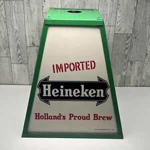 Vintage Heineken Beer Promotion Ad Pub Bar Sign Bottom Only