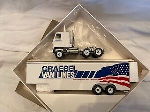 Winross Graebel Van Lines Tractor Trailer Mack Cab 1987 1/64 Diecast