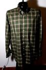 Men's ROCHESTER Green Plaid Long Sleeve Button Shirt Size 2XL (1X) NWOT