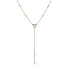 Messika 0.83Cttw Cravate Thea Diamond Necklace 18K Rose Gold