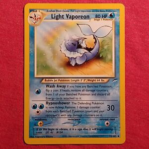 Pokemon 2000 WOTC Neo Destiny: Light Vaporeon 52/105 - NM