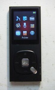 Riuzu X28 (8GB) Digital Media MP3/MP4 player Black. Works great, good condition.
