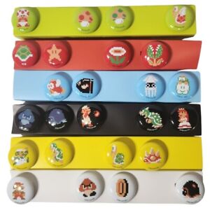 Nintendo Super Mario and Friends Buttons Pins Badge Collectable 2011 Lot of 25