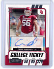 Creed Humphrey auto autograph rookie card 2021 Panini Contenders Draft RC Chiefs