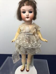 8.5” Antique Germany Bisque Doll Heubach Kopplesdorf 250 Flapper Compo Body #SF