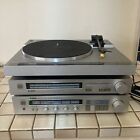 Yamaha turntable P-05 with A-05 Yamaha Amplifier, And T-05 Tuner (Untested)