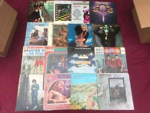 7 Classic Rock Folk Country VG Record LOT 60-80s Albums Mixed Vinyl Bands Pop