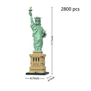 2800pcs Liberty Enlightened USA Statue of Liberty Building Blocks Bricks Toys