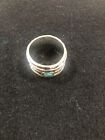 Chrome Ring with  Brass Rings For Women & Men Size 10