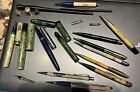 lot vintage fountain pens-mechanical pencils-Parker 21-Gold Bond-etc etc