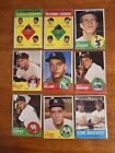 1963 Topps Yankees Lot. 9 Cards.