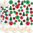2124 Pieces Christmas Vase Filler Pearls Including 8 Suspending Candles for V...