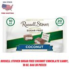 RUSSELL STOVER Sugar Free Coconut Chocolate Candy, 10 oz. bag 20 pieces