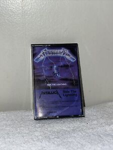 1984 Metallica Ride The Lightning Metal Rock Cassette Tape Elektra Records