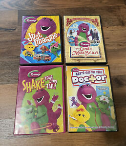 Barney & Friends DVDs 4Just Imagine Land Of Make Believe Shake Go To Doctor