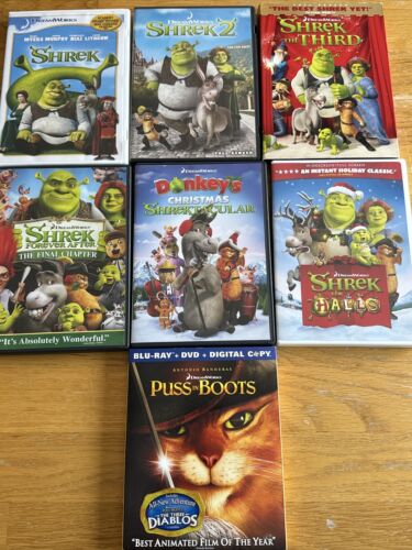Shrek DVD Lot Of 7