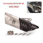 Slip for Yamaha YZF R1 MT-10 2015-2022 Modified Exhaust Tips Tail Muffler Pipe