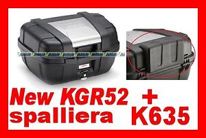 Suitcase Bauletto kappa KGR52 + Espalier K635 For Kgr 52 Garda Trekker 52 L