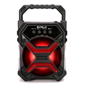 Bluetooth Speaker Mini Portable AUX SD/TF FM Radio Indoor Outdoor Party Lights