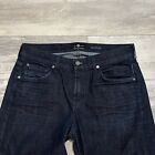 7 Seven For All Mankind Men's 34x36 Austyn Jeans Straight Fit Dark Wash New