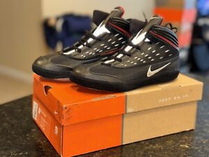 2003 Nike Cary Kolat Speed Wrestling Shoes Black/Red Size 8.5