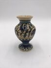 Handmade 4-Inch Blue Pottery Vase