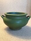 Roseville Pottery “ Antique Matte Green “ Jardiniere  With Two Handles, In 1916