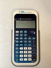 Texas Instruments TI-34 MultiView Scientific Calculator - Blue/White