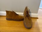 Frye Astor Chukka Boots - Suede Upper with Fur Lining - Mens 12 Gently Used