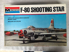 Monogram F-80 Shooting Star 1:48 Model Kit No 5404