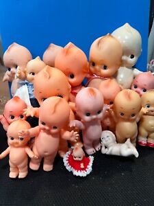 New ListingLot of 17 vintage Kewpie dolls of all shapes and sizes
