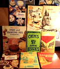 Vintage Cookbook Recipe Pamphlets PB Books LOT OF 9  : 1950s, 60s, 70s NICE!