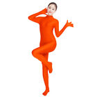 Adult Unisex Women Full Body BodysuitSpandex Sexy Glossy Catsuit Playsuit Tights