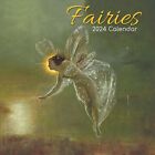 2024 Square Wall Calendar, Fairies, 16-Month Arts & Antiques Theme 12x12