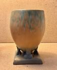 Roseville Pottery '' Futura '' Ostrich Egg Vase, 400-7'' In 1928