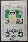 Super Scale 1/48th Scale B-25J Mitchell Decal Sheet No. 48-654