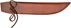 BROWN LEATHER SHEATH FOR LARGE 7 INCH  hunting knife 41159