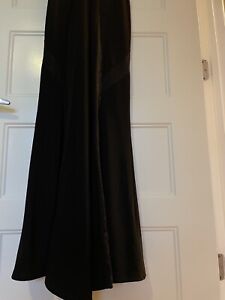 BCBG Dress Size S Black Formal With Lace Pattern