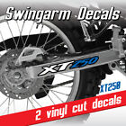 XT250 Swingarm decals stickers fits Yamaha XT 250 Graphic kit Graphics 3 colors