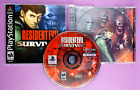 Resident Evil: Survivor (Sony PlayStation 1 PS1, 2000) COMPLETE CIB W/ Reg. Cd!