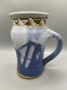 New ListingGlazed  Studio Art Pottery Mug Vase  Signed