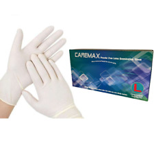 1000 Large Premium Latex Powder Free Disposable Exam Gloves (10 Boxes of 100)