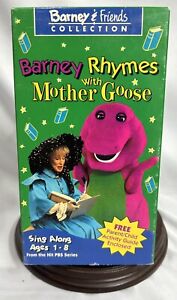 New ListingBarney - Barney Rhymes With Mother Goose (VHS, 1993)