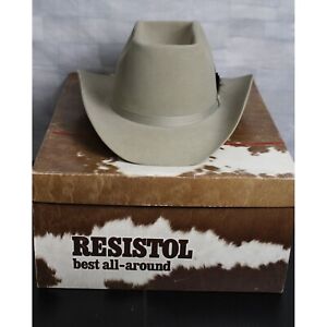Silver Resistol Cowboy Hat 